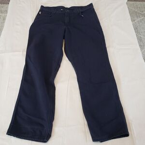 Carhartt Flame-Resistant Loose-Fit Midweight Canvas Pants Men's Size 38X32 Blue